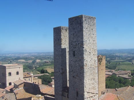 San Gimignano, medieval small town near Florence