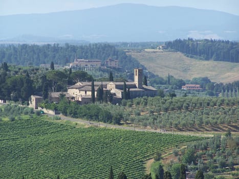 San Gimignano, medieval small town near Florence