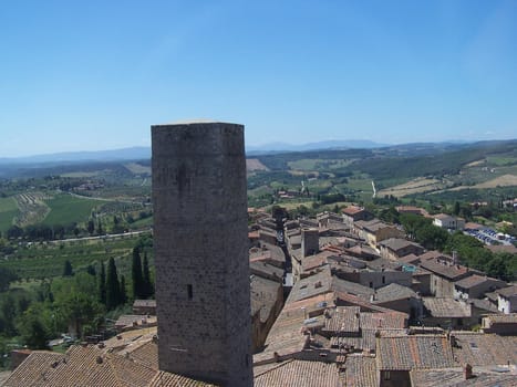 San Gimignano, medieval small town near Florence