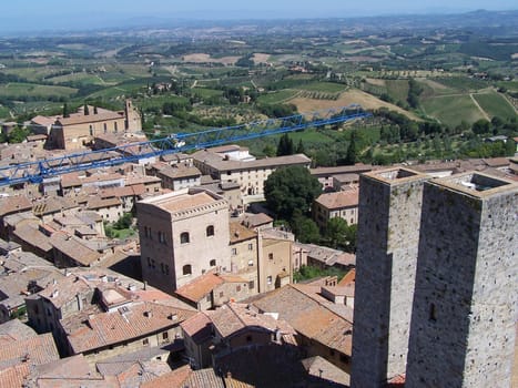 San Gimignano, medieval small town near Florence