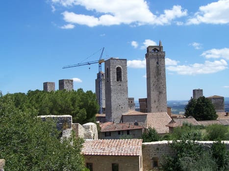 San Gimignano, medieval small town near Florence