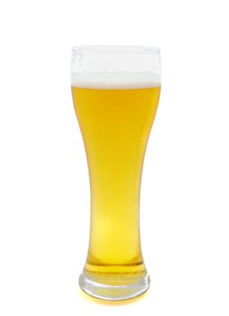 Cold beer with clipping path