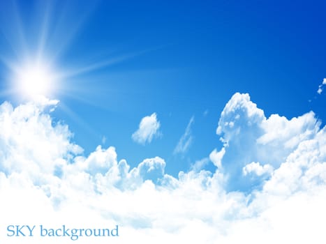 blue sky background