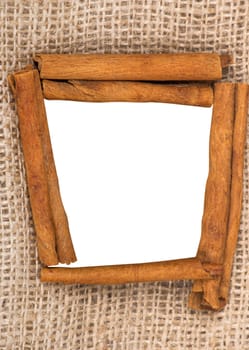 cinnamon sticks frame
