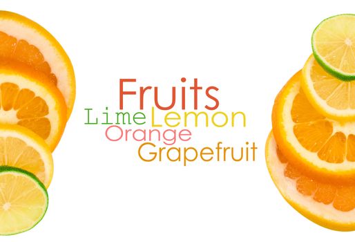 Vitamin C Overload, Stacks of sliced fruit
