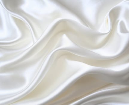 Smooth elegant white silk can use as wedding background 

