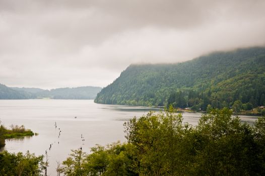 Overlooking Lake Whatcom in WA