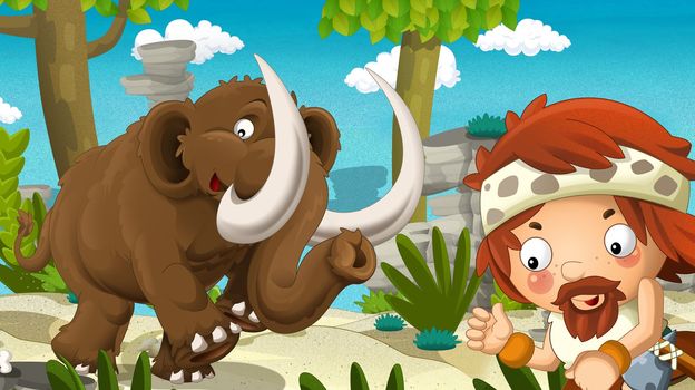 Detailed illustration with lot of different elements