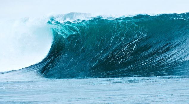 Beautiful Blue Ocean Wave