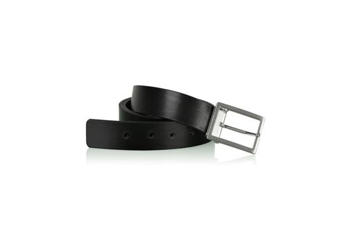 Black belt on white background.