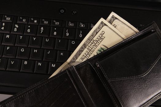 keyboard and purse