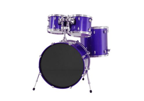 drums isolated with clipping path