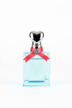 women's perfume in beautiful bottle isolated