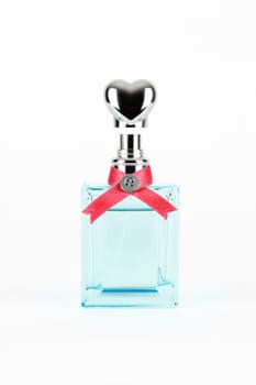 women's perfume in beautiful bottle isolated