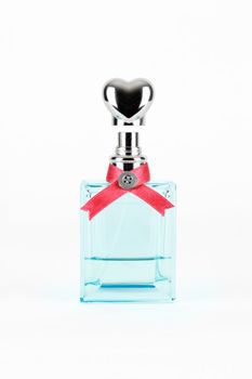 women's perfume in beautiful bottle isolated