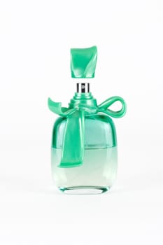 women's perfume in beautiful bottle isolated