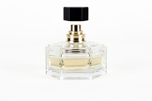 bottle of perfume isolated on white background