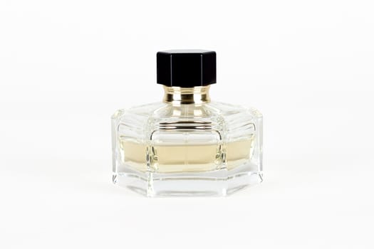 bottle of perfume isolated on white background