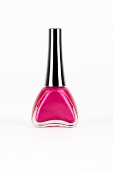 Isolated Pink Nail Polish