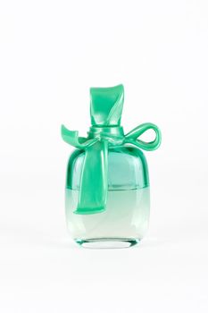 women's perfume in beautiful bottle isolated