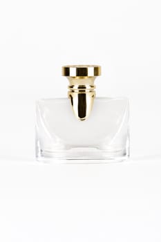 bottle of perfume isolated on white background