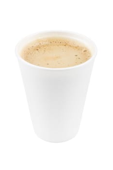 paper coffee cup with coffe