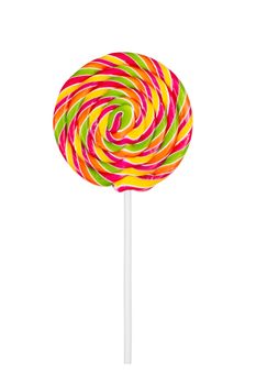 lollipop isolated on white