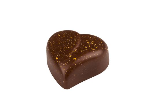 Delicious dark chocollate on white background