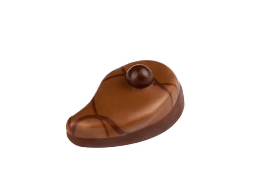 chocolate candie isolated on white background