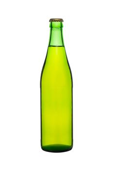 Beer bottle isolated on white background