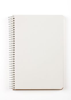 Note book isolated on white