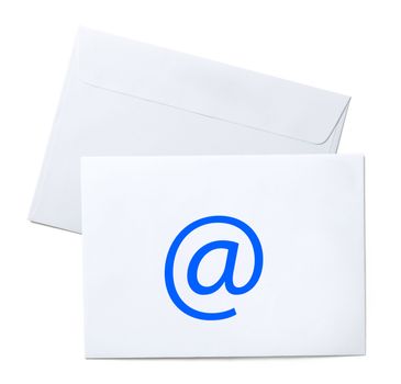 envelope with e-mail sign