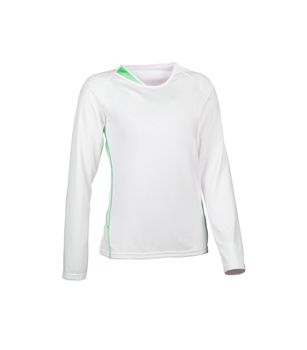 Close up of t shirt on white background