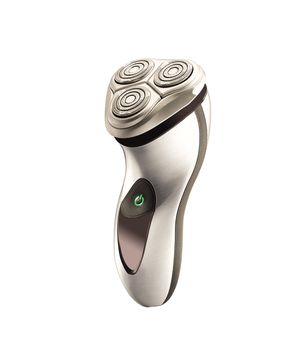 Electric shaver place isolated