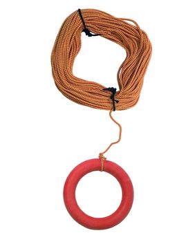 rope on a white background