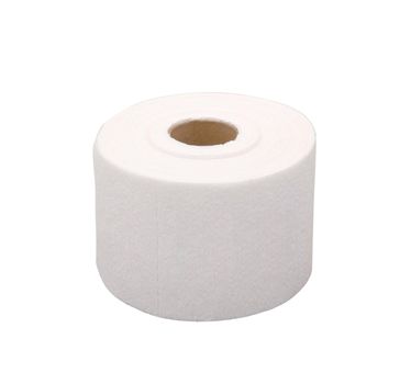 Toilet paper isolated on white
