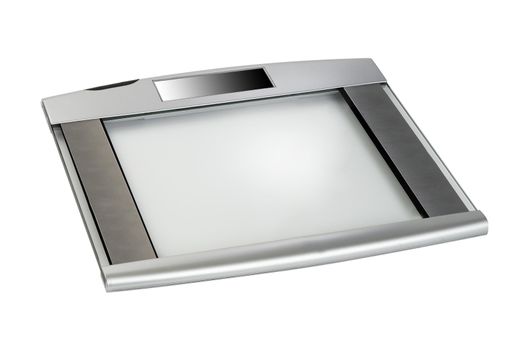 Bathroom scale isolated