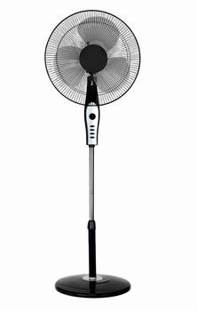 electric fan in front of white background