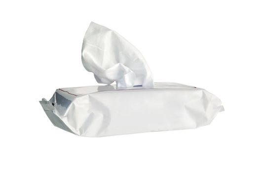 Tissue box isolated on white