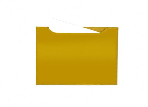 leather folder