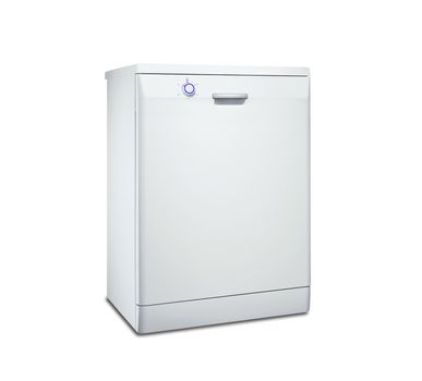 dishwasher isolated on a white background