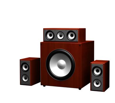computer speakers on a white background