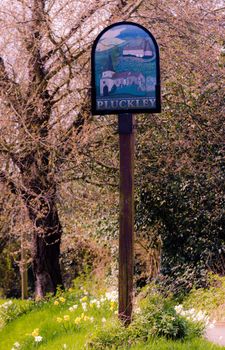 Pluckley village sign