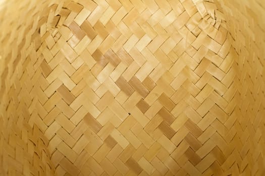 Close up of a basket texture