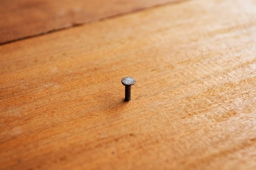Nail and wood