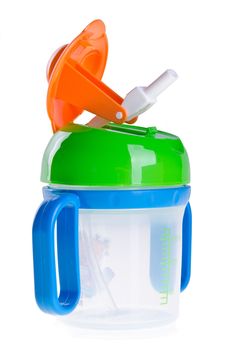 baby bottle, baby bottle on the background