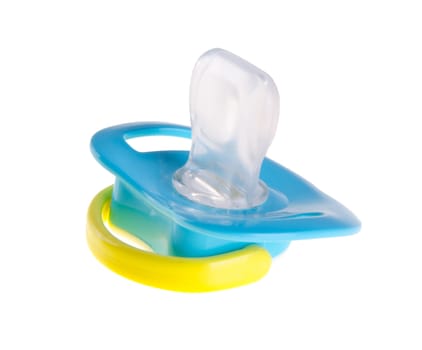 baby dummy silicone on a background