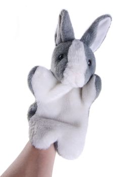 Puppet. Hand puppet on the background