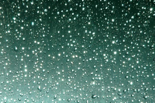 water drop on glass