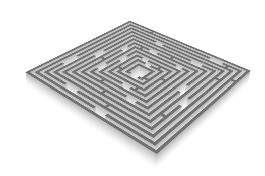 Abstract image of the maze - labyrinth